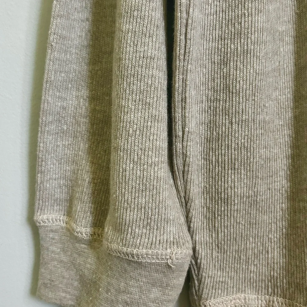 Levi’s Men’s Thermal Henley Tan Long Sleeve Size L